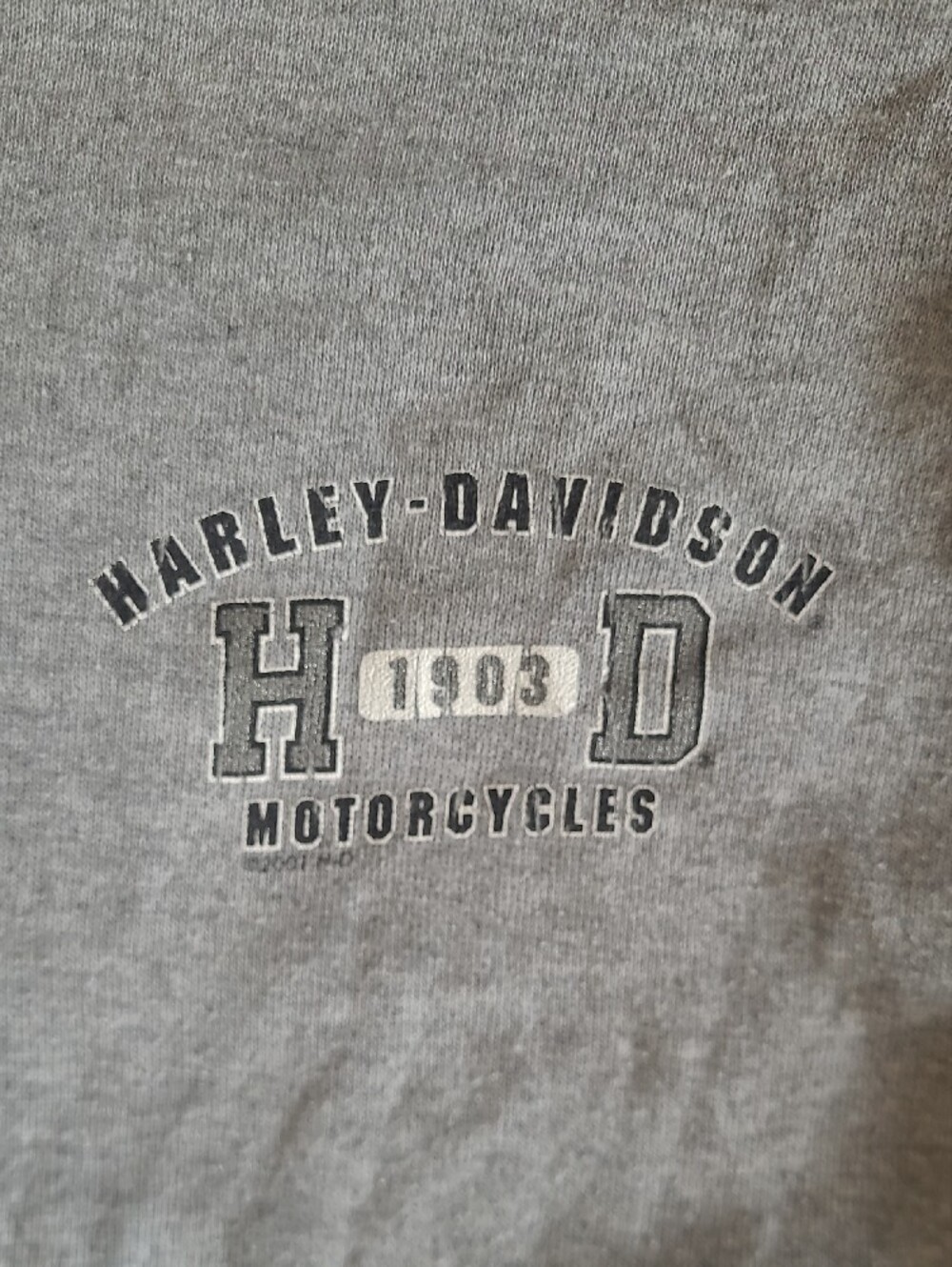2001 Barrie Ontario Canada Harley-Davidson Full-Zip Sweatshirt Made In The USA - Picture 2 of 10